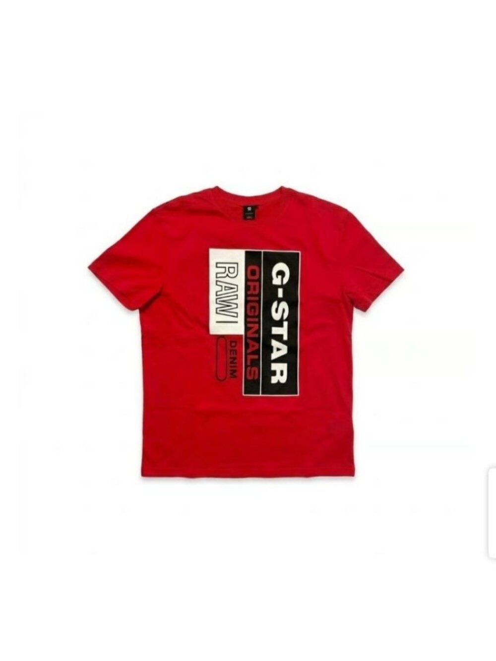 G-STAR RAW Men's Original Tee Red Size M NEW NEW WITH TAGS!